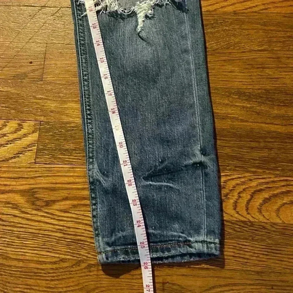 Pilcro Anthropologie Straight Leg Distressed‎ Jeans, Size 26 - Picture 4 of 13
